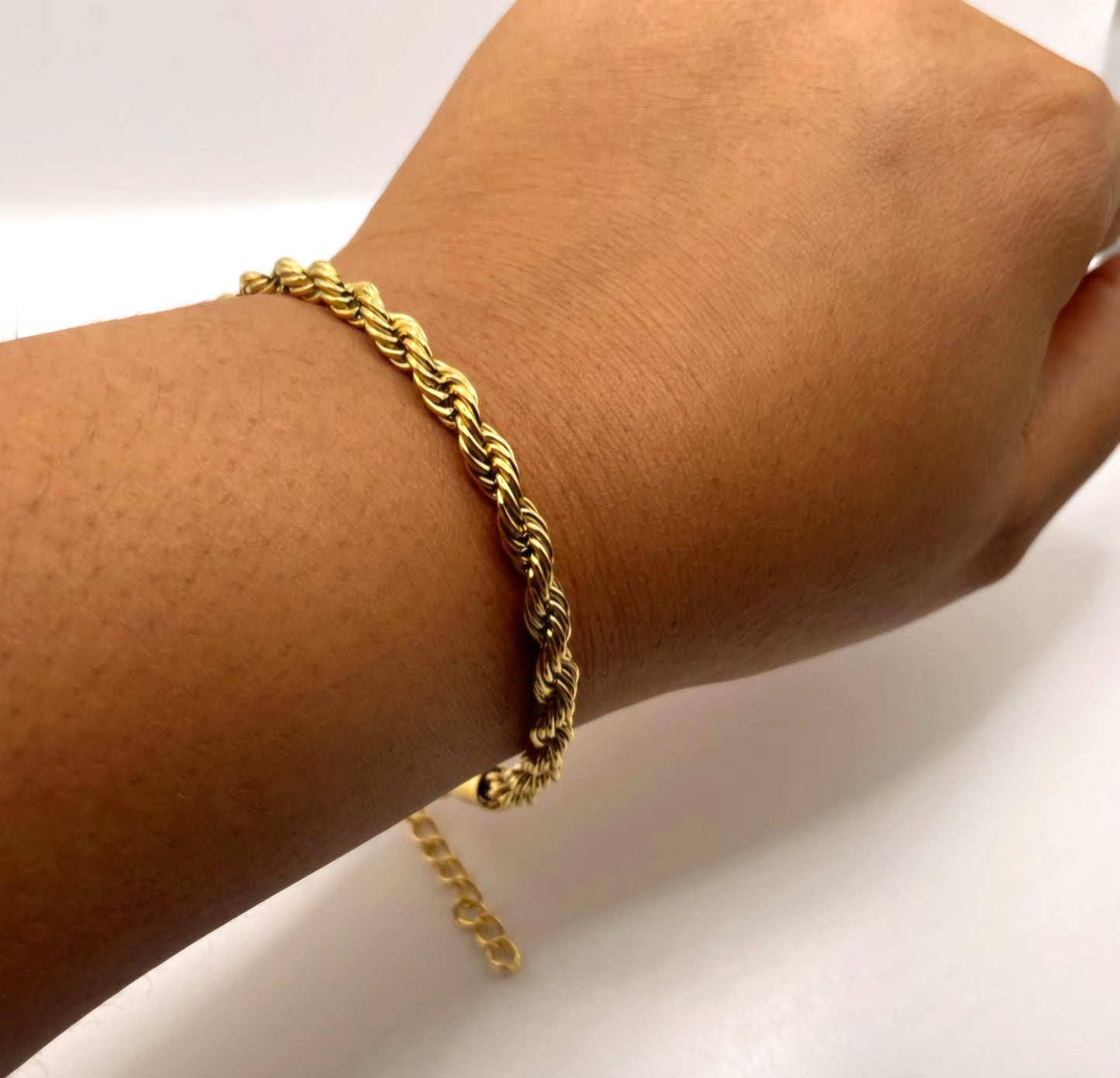 Bracelet en acier inoxydable Twist