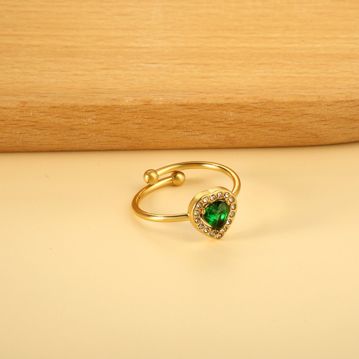 Bague en acier inoxydable Mon coeur