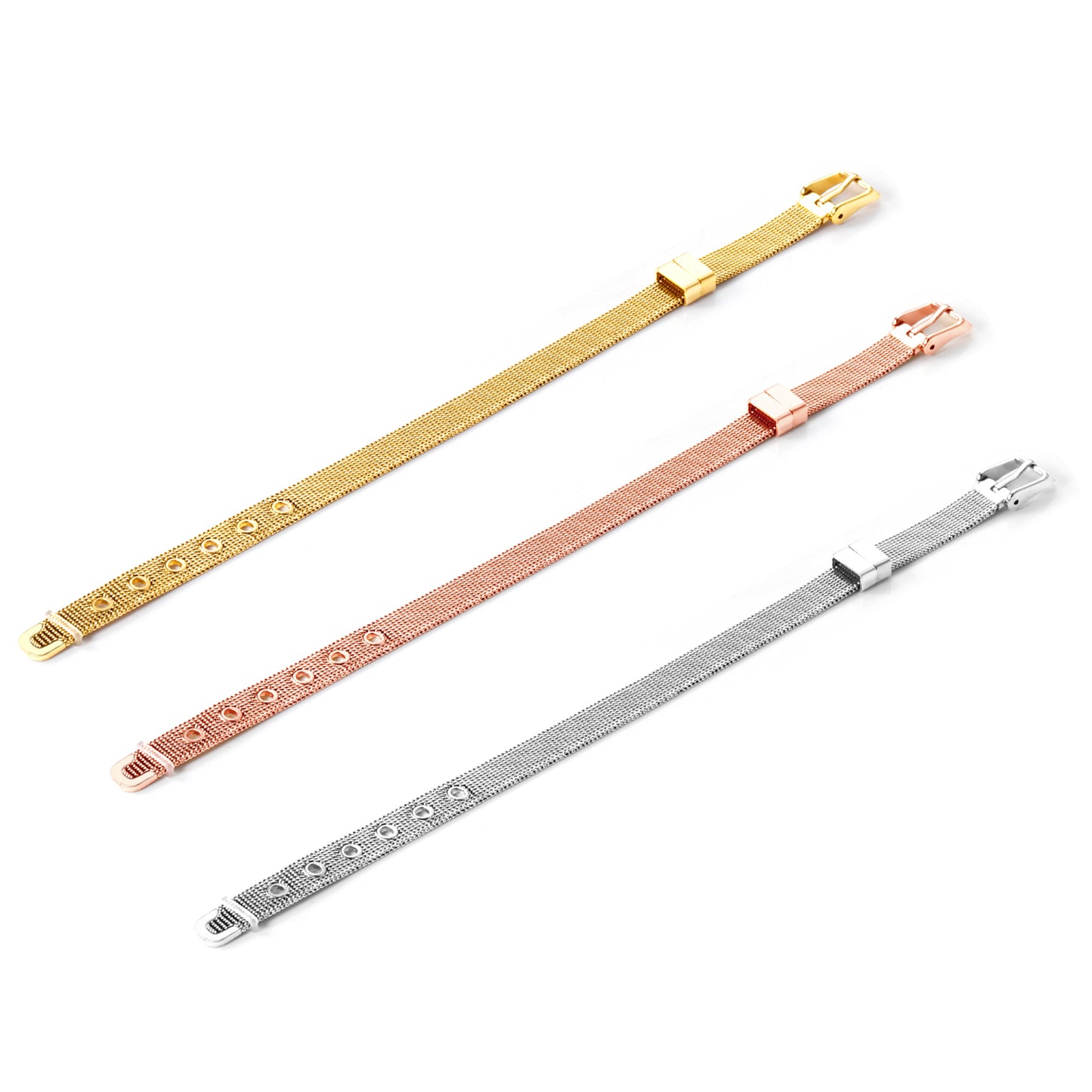 Bracelet en acier inoxydable ajustable Divine