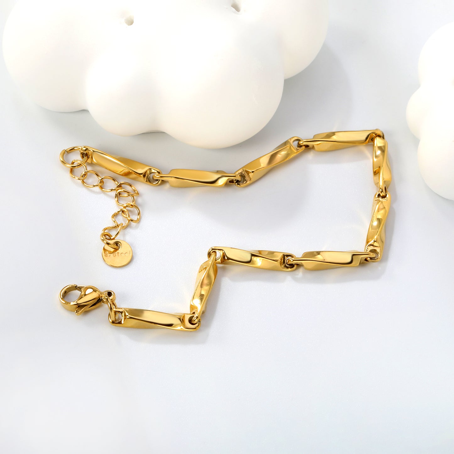 Bracelet en acier inoxydable Biche