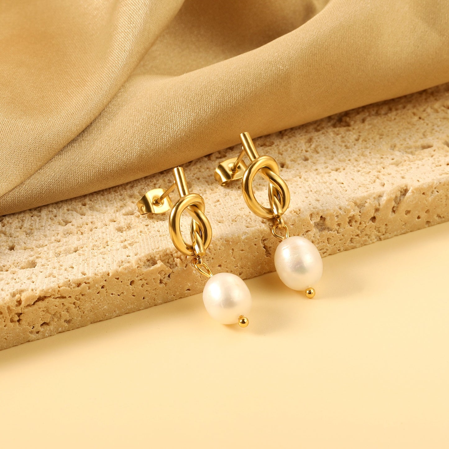 Boucles d’oreilles Pendantes en Perles Forever