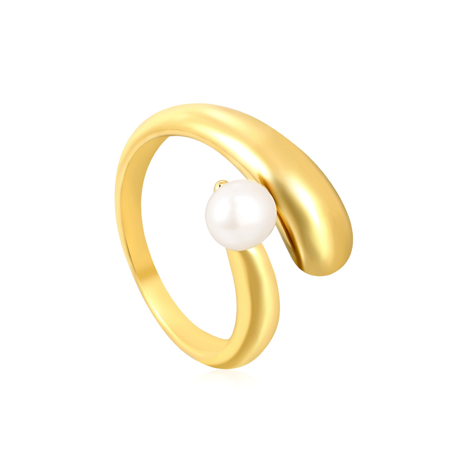 Bague ajustable en acier inoxydable Perla