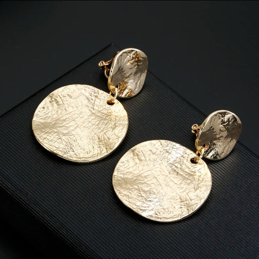 Boucles d'oreilles plaquées Or 18 carats Amina