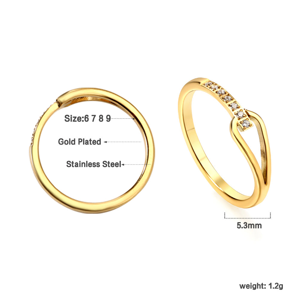 Bague en acier inoxydable