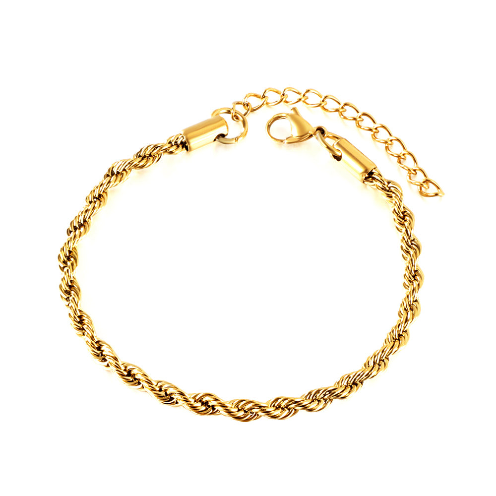Bracelet en acier inoxydable Twist