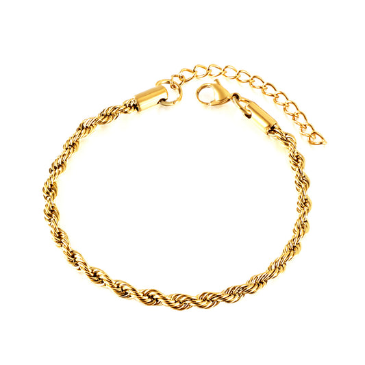 Bracelet en acier inoxydable Twist