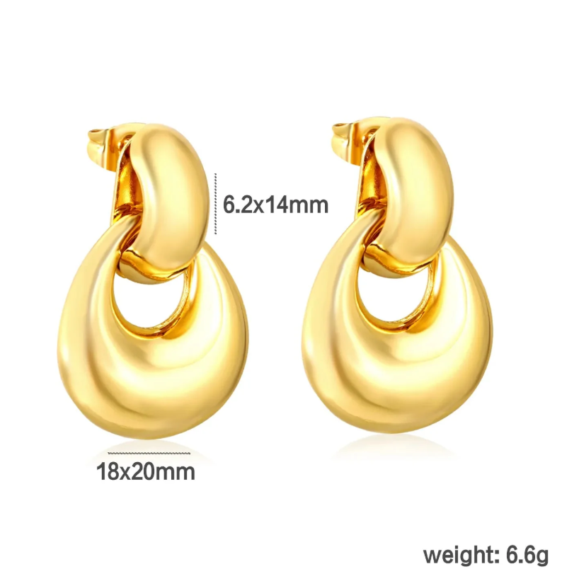 Boucles d’oreilles Doré Sublime