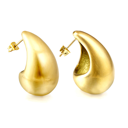 Boucles d’oreilles Pendantes Grandes Gouttes d'eau