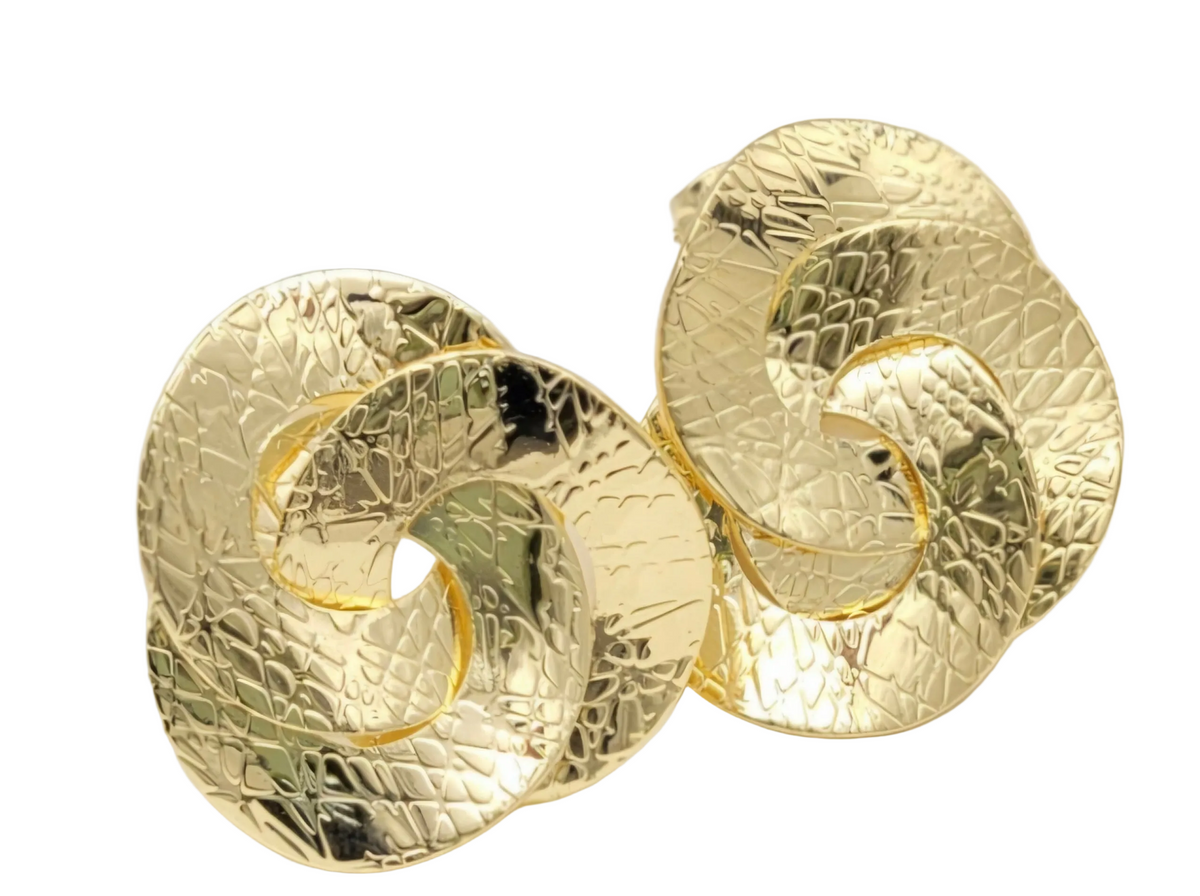Boucles d’oreilles plaquées Or 18 carats Tess