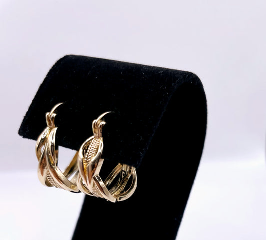 Boucles d'oreilles en acier inoxydable Reine