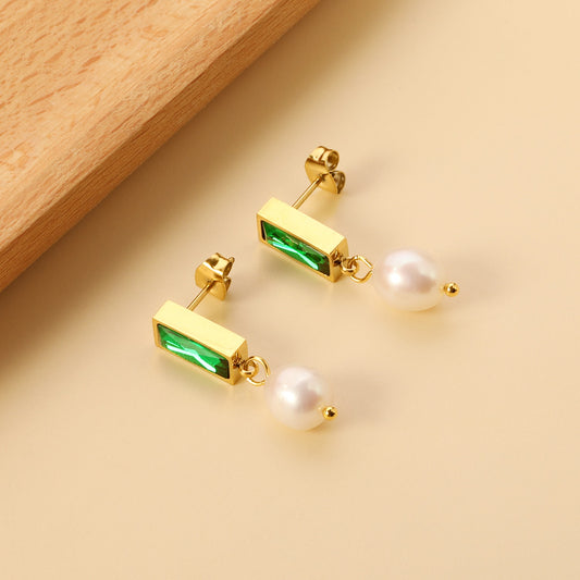 Boucles d’oreilles Pendantes Jade
