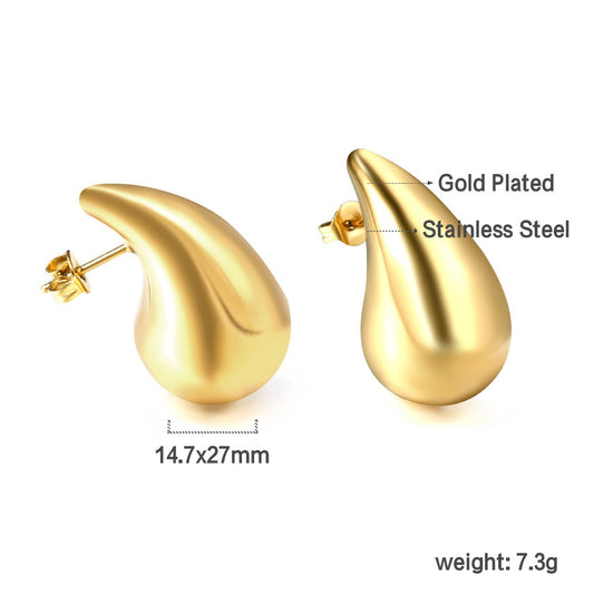 Boucles d’oreilles Pendantes Gouttes d'eau