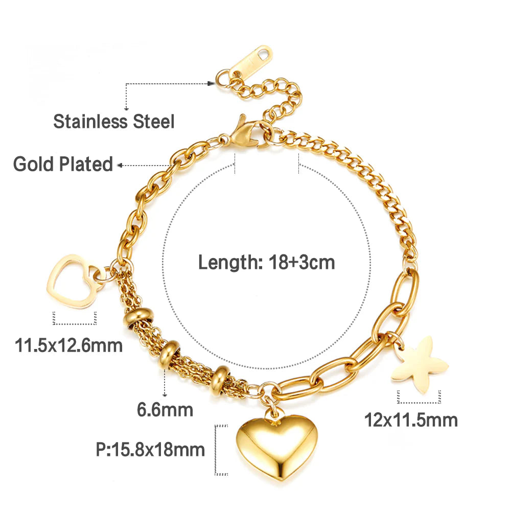 Bracelet en acier inoxydable Tatiana