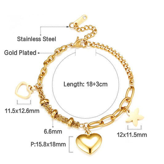 Bracelet en acier inoxydable Tatiana