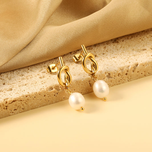 Boucles d’oreilles Pendantes en Perles Forever