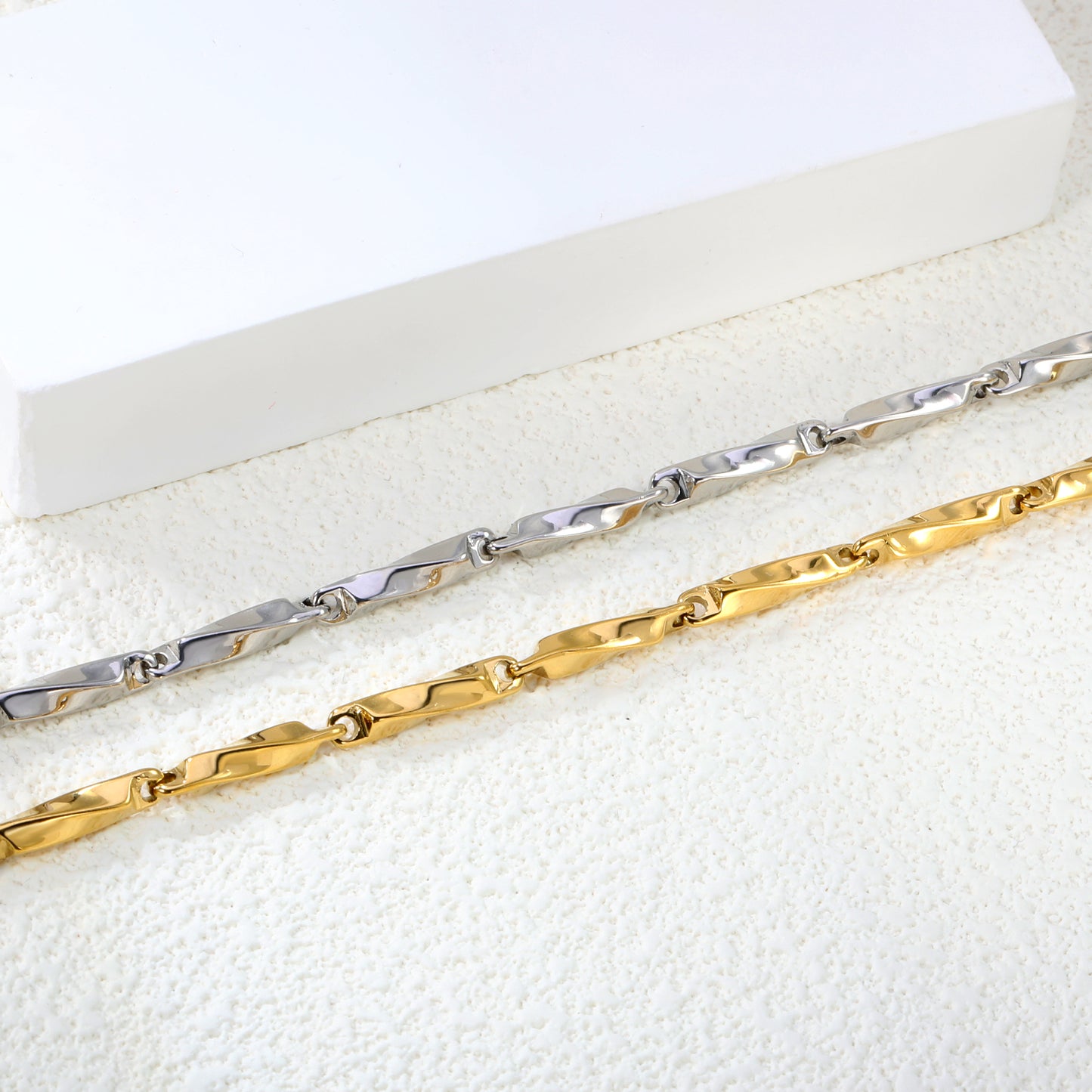 Bracelet en acier inoxydable Biche