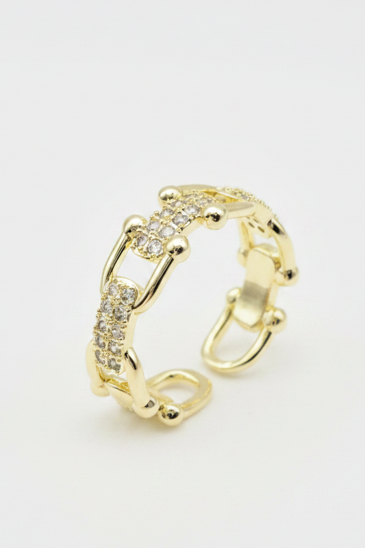 Bague Ajustable Plaquée Or 18 carats Thalyah