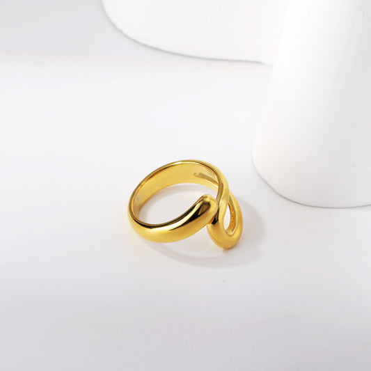 Bague en acier inoxydable Charmante