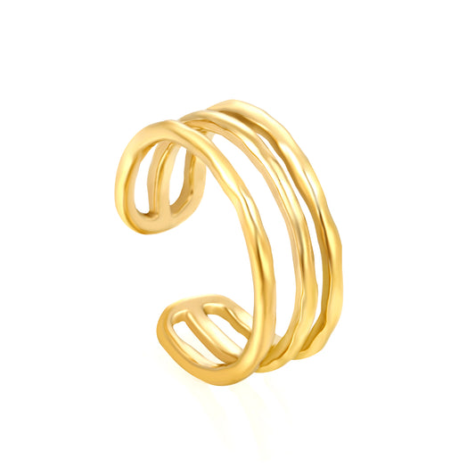 Bague en acier inoxydable Sophia