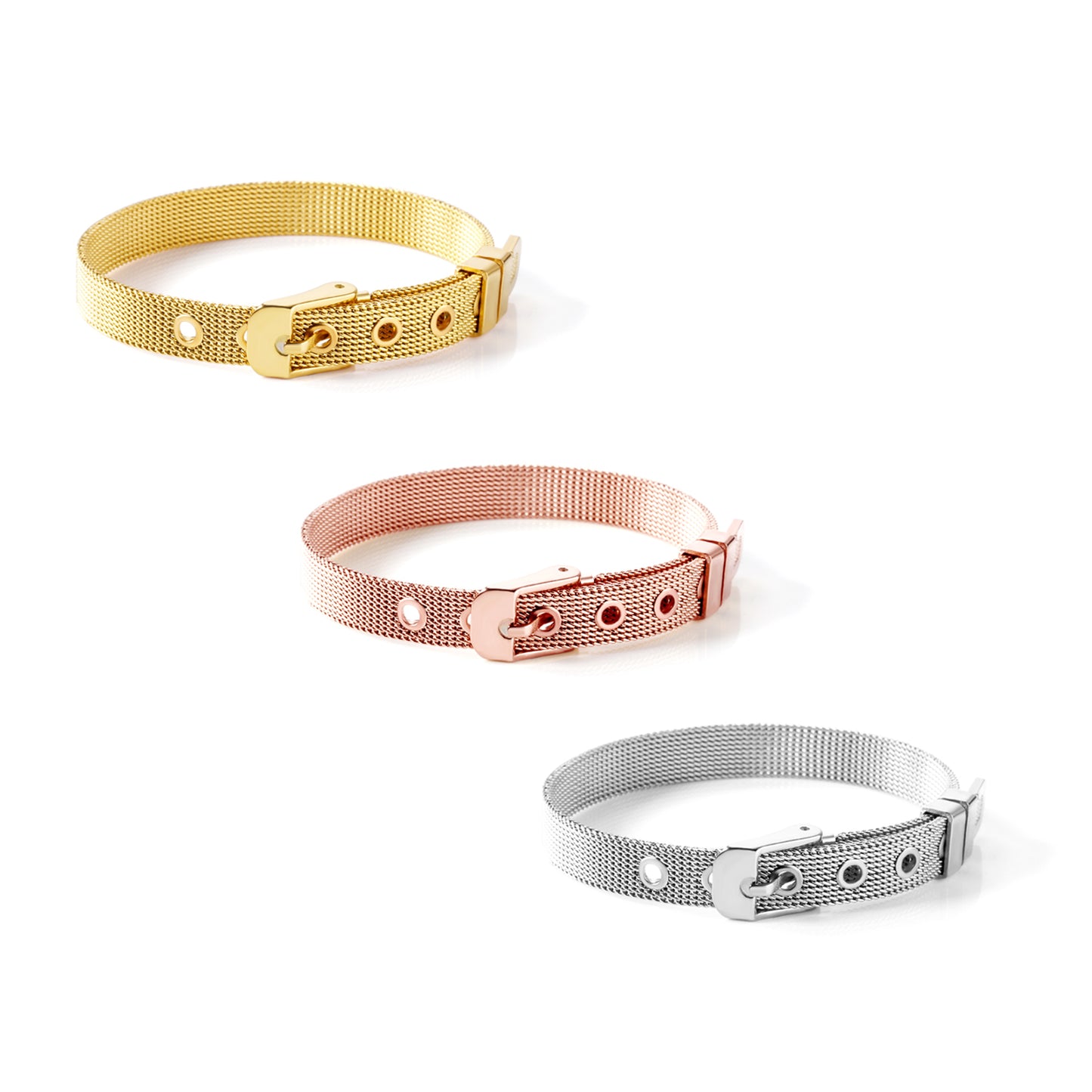Bracelet en acier inoxydable ajustable Divine